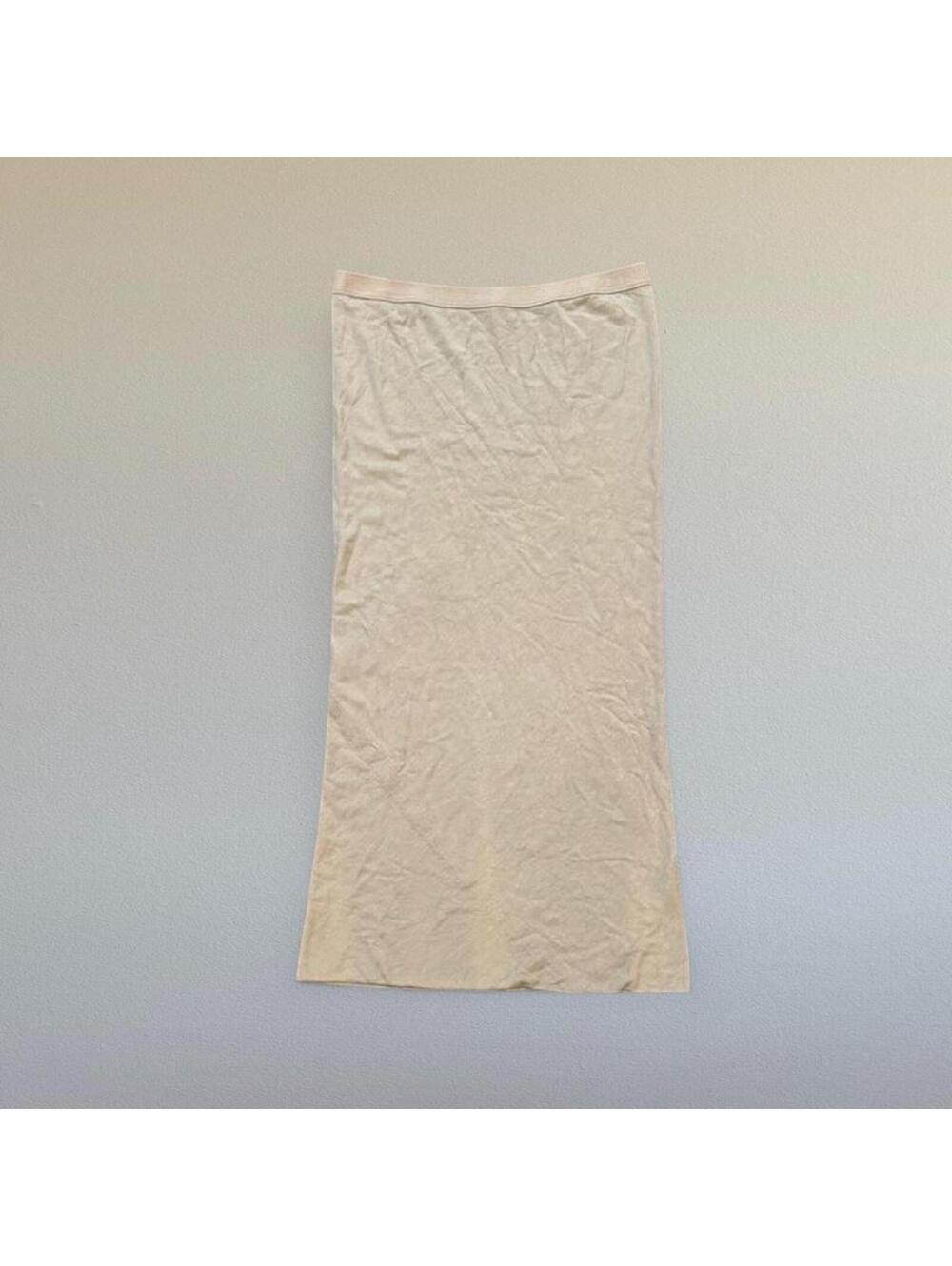 Rick Owens tan tube skirt Sz. 6